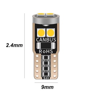 Bec Led T10 Alb Canbus 6 SMD 3030 12V - Img 2
