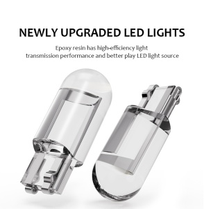 Bec Led T10 (W5W) COB Alb, Rezistent La Apa, Fara Canbus - Img 2