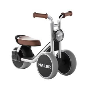 Bicicleta De Echilibru Haler Pentru Copii 1-6 Ani, Gri Grafit - Img 1