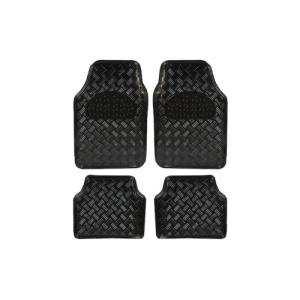 Covorase Auto Universale Aluminiu Negru Lucios
