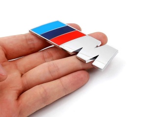 Emblema Metalica M BMW - Cromat - Img 2