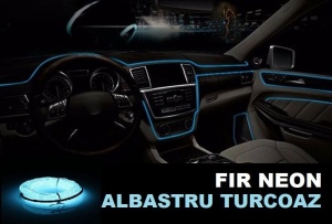 Fir Neon Albastru Turcoaz- Lungime 2M - Img 1