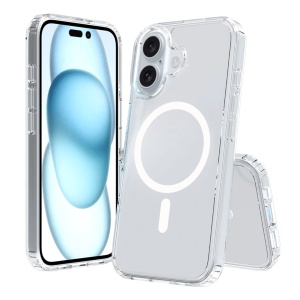 Husa de Protectie pentru Apple iPhone 16, MagSafe, TPU, Transparent - Img 1