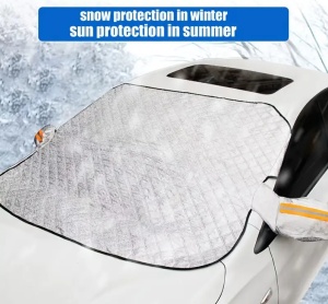 Husa De Protectie Pentru Parbriz Si Oglinzi Auto – scut anti-zapada, anti-inghet si anti-soare - Img 4