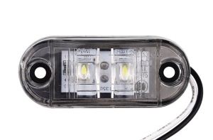 Lampa Led Semnalizare Camion Remorca Alb 12-24V