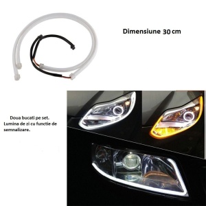 Lumini de zi DRL cu semnalizare tip Neon - Img 2
