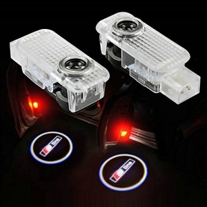 Proiectoare LED Logo Portiere Audi S-Line A3, A4, A5, A6 - Img 3
