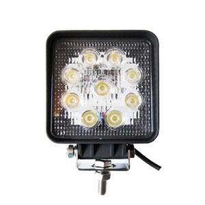 Proiector LED Auto Offroad 27W/12V-24V, 1980 Lumeni, Patrat, Flood Beam 60 Grade - Img 1