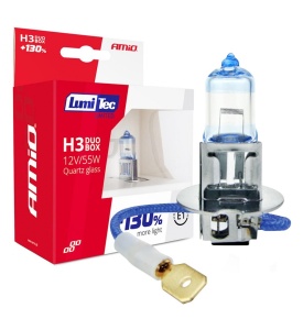 Set 2 Becuri Halogen H3 130% 55W