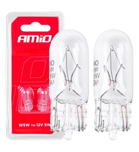 Set 2 Becuri Halogen T10 W5W 12V - Img 2