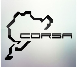 Sticker auto geam Corsa