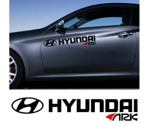 Sticker auto laterale HYUNDAI