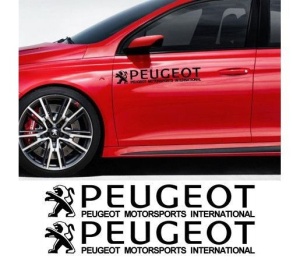 Sticker auto laterale Peugeot (set 2 buc.)