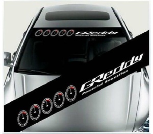 Sticker parasolar auto Greddy