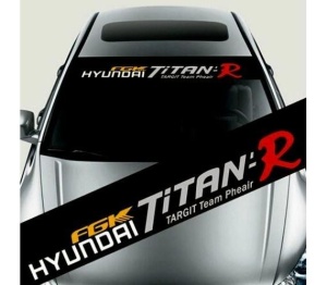 Sticker parasolar auto Hyundai