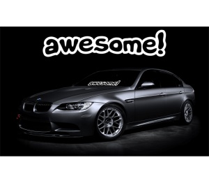 Sticker Parbriz Awesome!