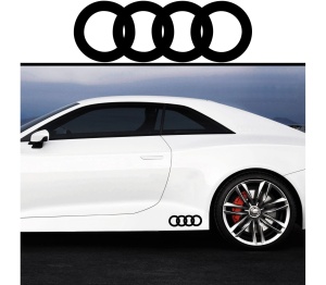 Sticker prag Audi (set 2 buc) - v4