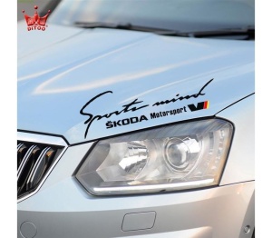 Sticker Sports Mind Skoda Motorsport