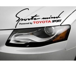 Sticker Sports Mind - Toyota