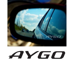 Stickere oglinda Etched Glass - Aygo