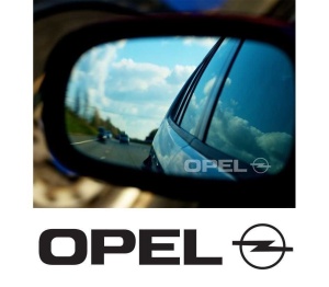 Stickere oglinda Etched Glass - Opel