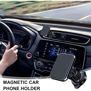 Suport Auto MagSafe pentru Telefon – Prindere pe Grilă, Rotativ 360°, Magnet Puternic - Img 6