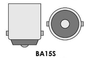 Bec Led BA15S 50W Rosu Cu Leduri Cree 12V-24V - Img 3
