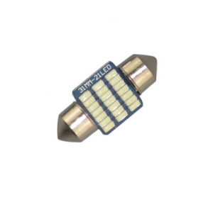Bec Led Plafoniera (Sofit) 31MM 21 SMD Canbus