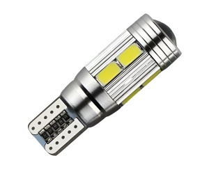 Bec Led T10 Canbus Cu Lupa 10 SMD 5630