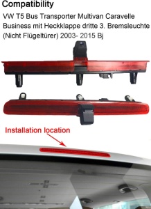Camera Marsarier Dedicata Volkswagen Transporter T5 (2003 - 2016) Cu O Singura Usa - Img 3