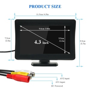 Display Auto LCD 4.3 inch D701 - Img 4