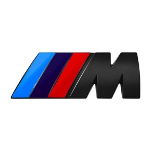 Emblema Grila Metalica M BMW - Negru - Img 3