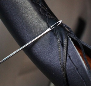 Husa Volan Premium Imitatie Piele - Neagra