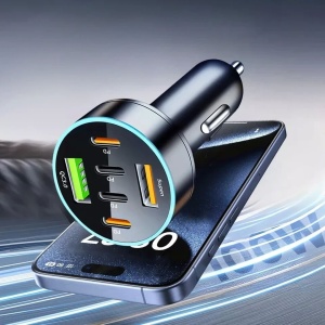 Incarcator Auto 6 in 1, Port USB Fast Charge QC3.0, 4 x USB C Type - Img 7