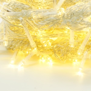 Instalatie Craciun Tip Perdea, 320 LED-uri, 3m x 3m, Alb Cald - Img 8