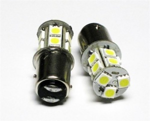 Led Auto BA15D 13 SMD cu Dubla Intensitate - Img 1