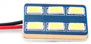 Led Panel Alb 6 SMD 5730 12V BTLEK030 - Img 2