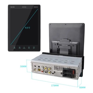Player MP5 1DIN Universal, Full HD Cu Ecran TFT 9.5'' Cu Touch Screen, Bluetooth 9510 - Img 4