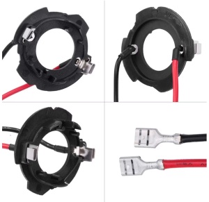 Set 2 Adaptoare LED HID H7 Pentru Volkswagen Golf 5, Touran, Jetta - Img 3