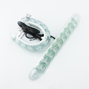 Set 2 Lumini De Zi DRL Flexibile 9 Led 0.5W - Img 3