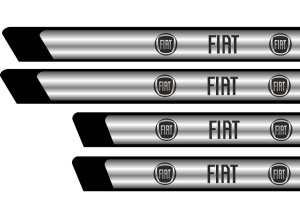 Set Protectii Praguri Crom - Fiat
