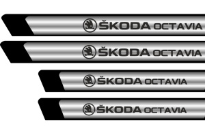 Set Protectii Praguri Crom - Skoda Octavia
