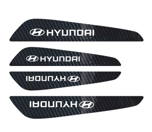 Set protectii usi Carbon 5D - Hyundai