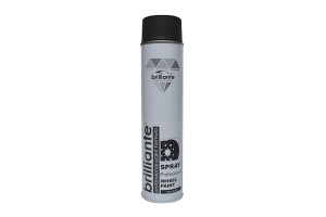 Spray Profesional Reconditonare Jante Negru Satin 600 ml