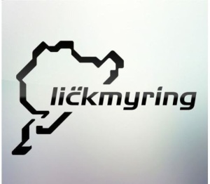 Sticker auto geam Lickmyring