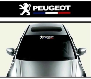 Sticker parasolar auto Peugeot