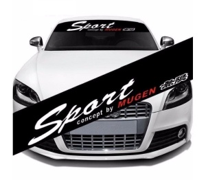 Sticker parasolar auto Sport Mugen