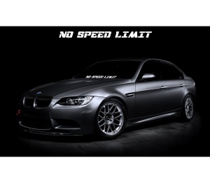 Sticker Parbriz No Speed Limit