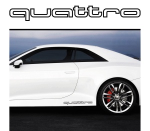 Sticker prag Quattro (set 2 buc) - v1