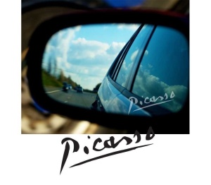 Stickere oglinda Etched Glass - Picasso